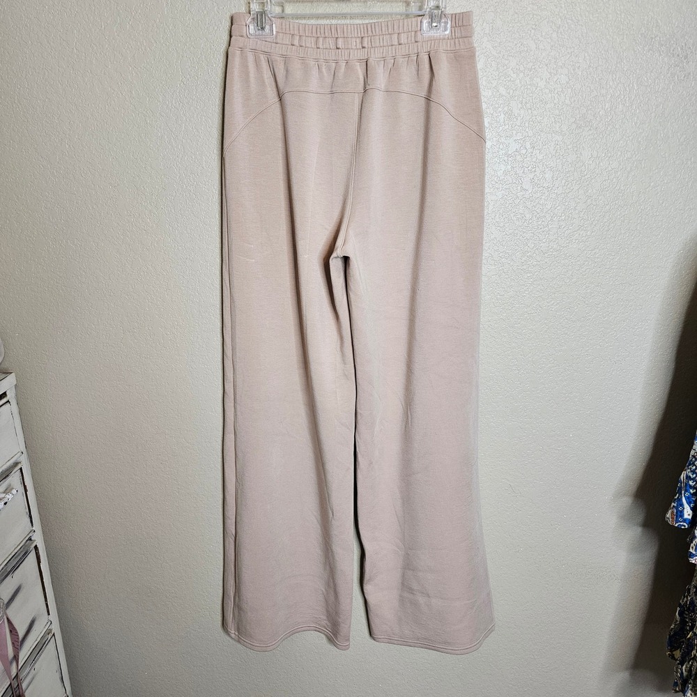 Spanx AirEssentials Wide Leg Pants Lunar Tan Beige Size Medium Tall - Picture 5 of 11